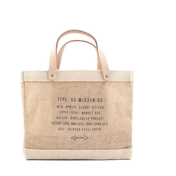 NWOT Clare V X Apolis Merci Beaucoup Lunch Bag - Picture 3 of 10